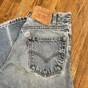 Levi’s Vinatge 505 Jeans.